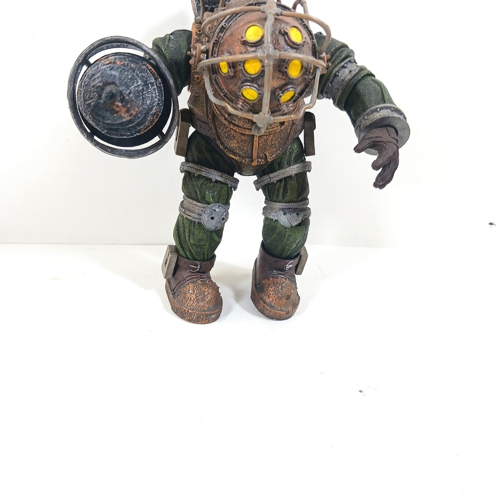 NECA Bioshock Big Daddy Bouncer Action Figure 2009 Video Game Collectible Drill - Picture 5 of 7